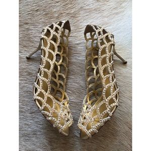 NWT Sergio Rossi Swarovski crystal sandals